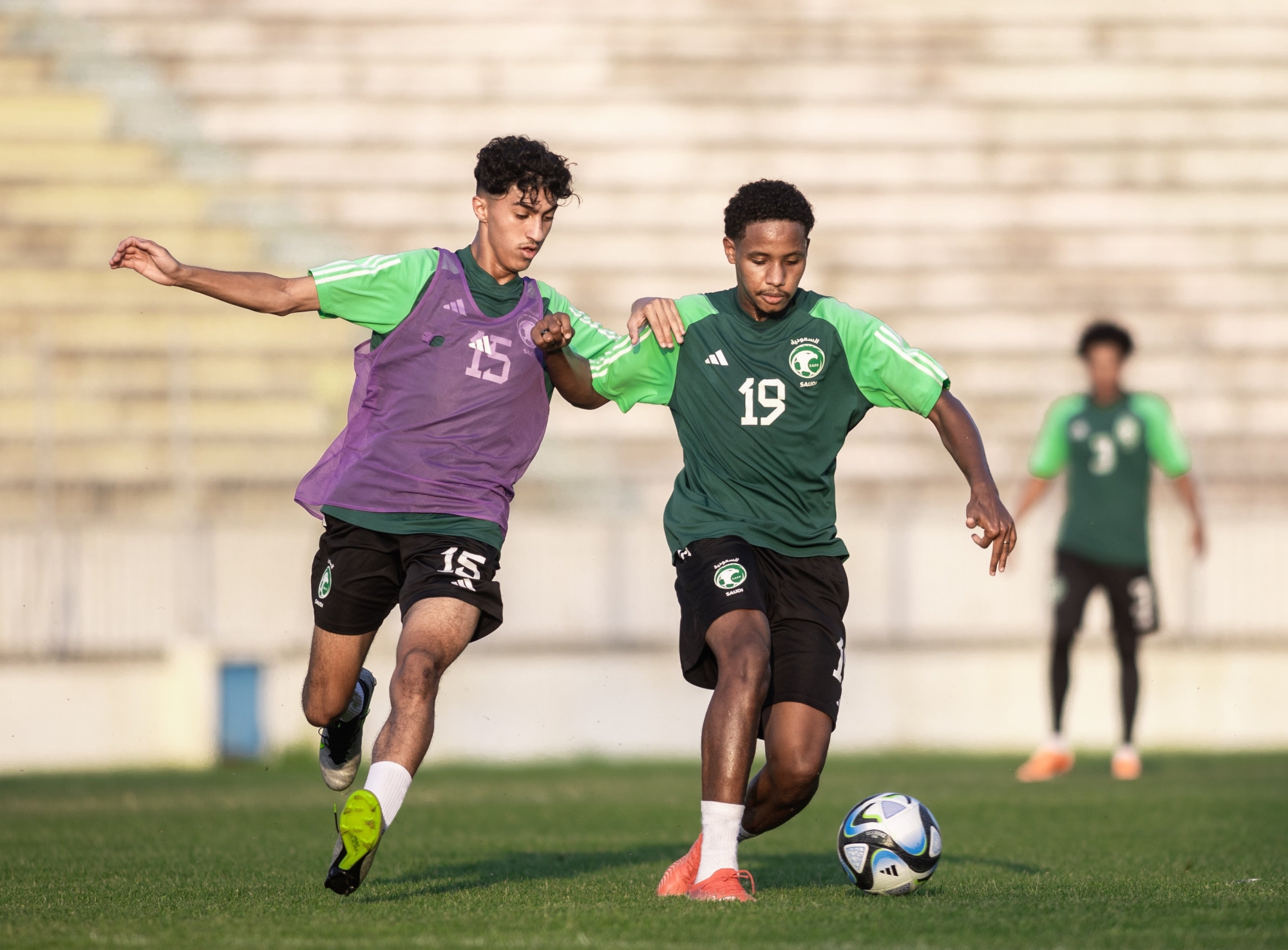 جانب من تدريبات المنتخب السعودي (19 عامًا)