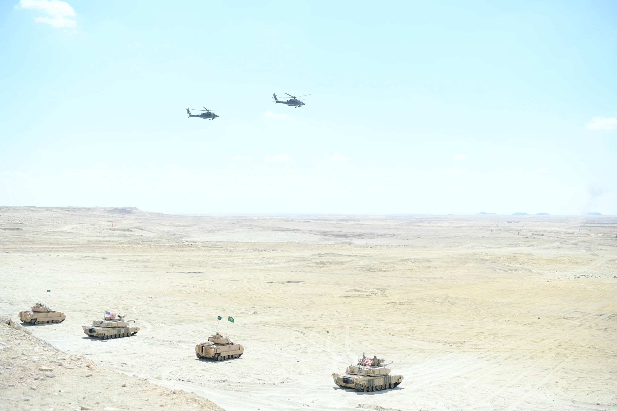 نفذت القوات العديد من المهام التدريبية البرية والجوية والبحرية