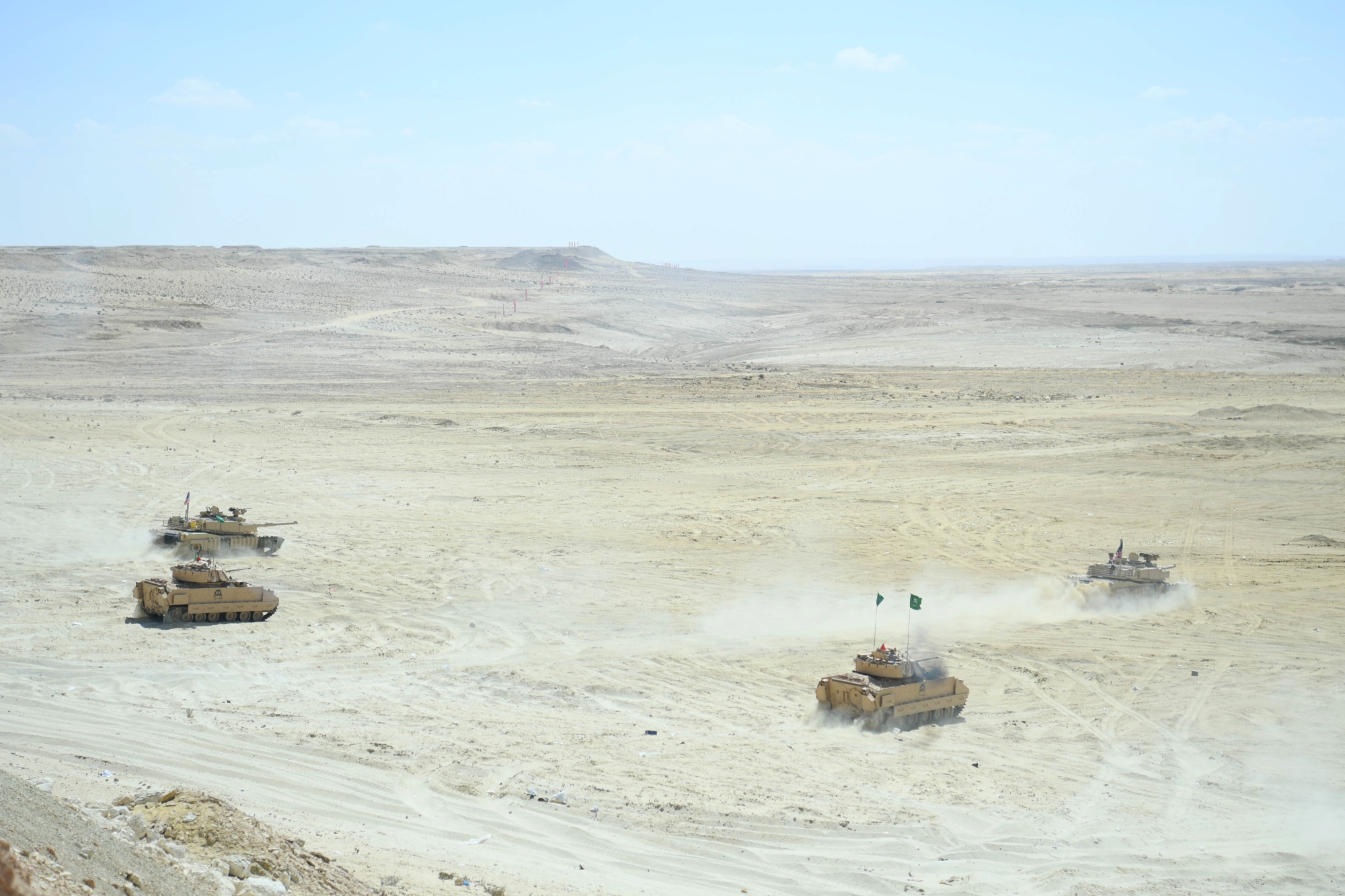 نفذت القوات العديد من المهام التدريبية البرية والجوية والبحرية