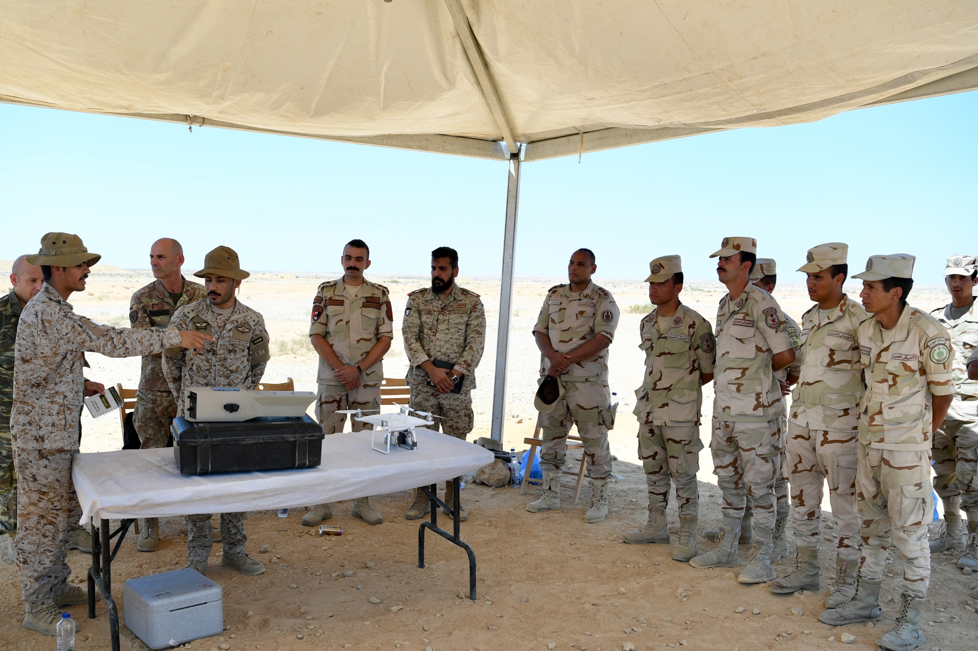 نفذت القوات العديد من المهام التدريبية البرية والجوية والبحرية