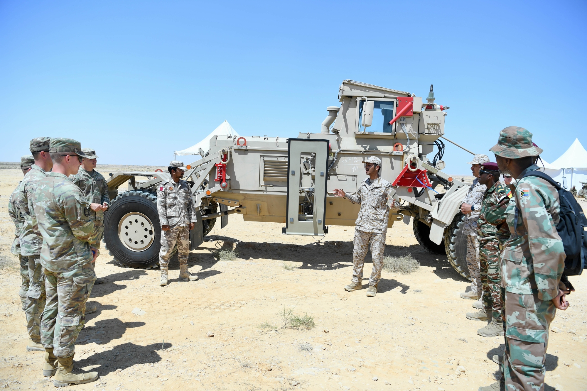 نفذت القوات العديد من المهام التدريبية البرية والجوية والبحرية