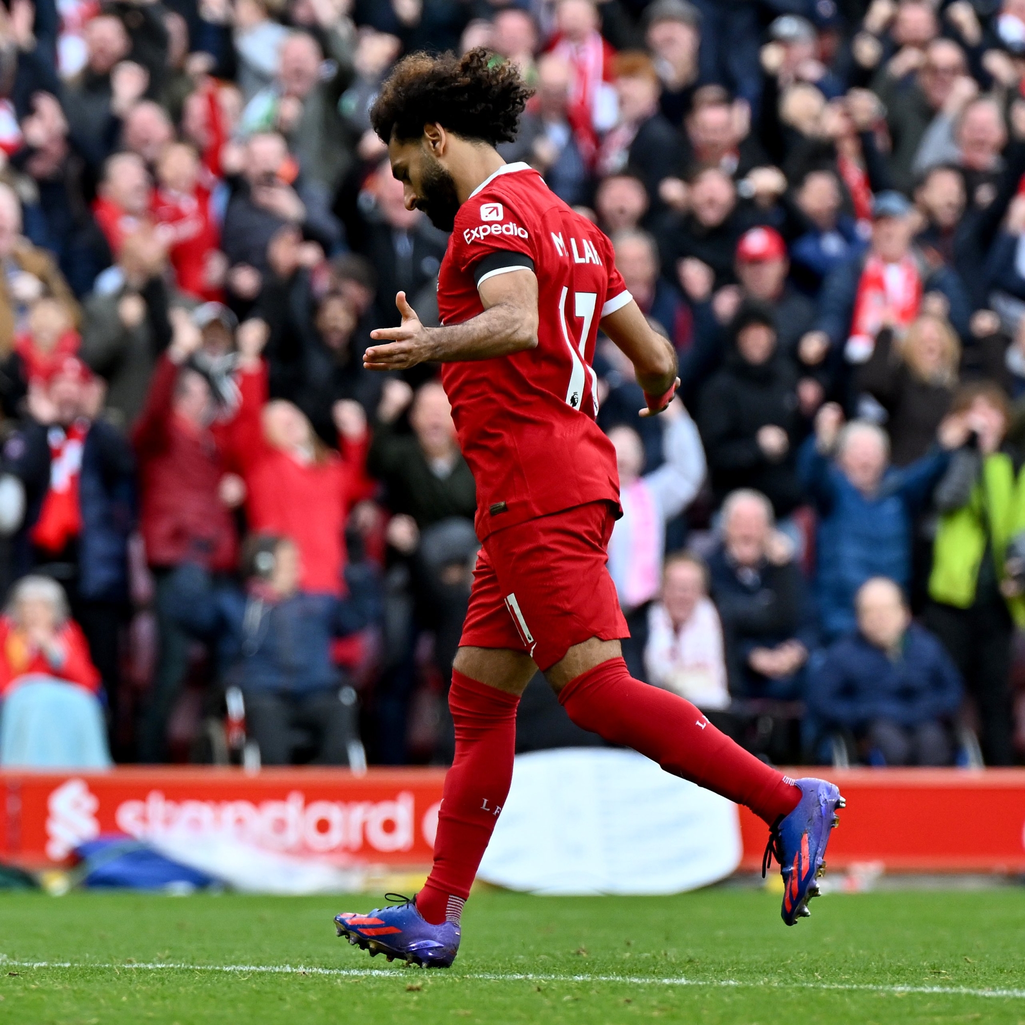 محمد صلاح لاعب ليفربول الإنجليزي