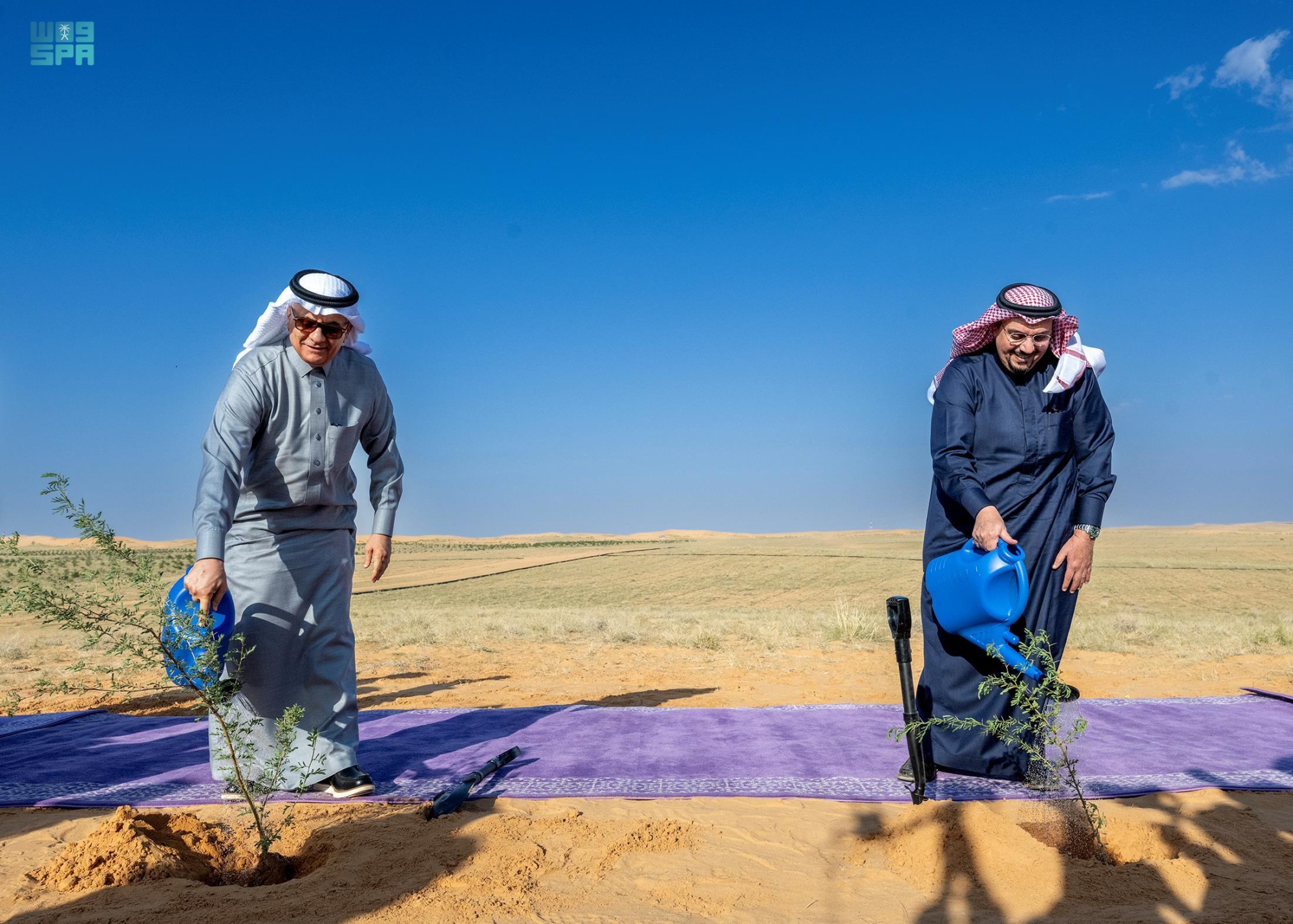 الأمير فيصل بن مشعل يدشن مشروع اكتمال زراعة مليون شجرة في واحة بريدة