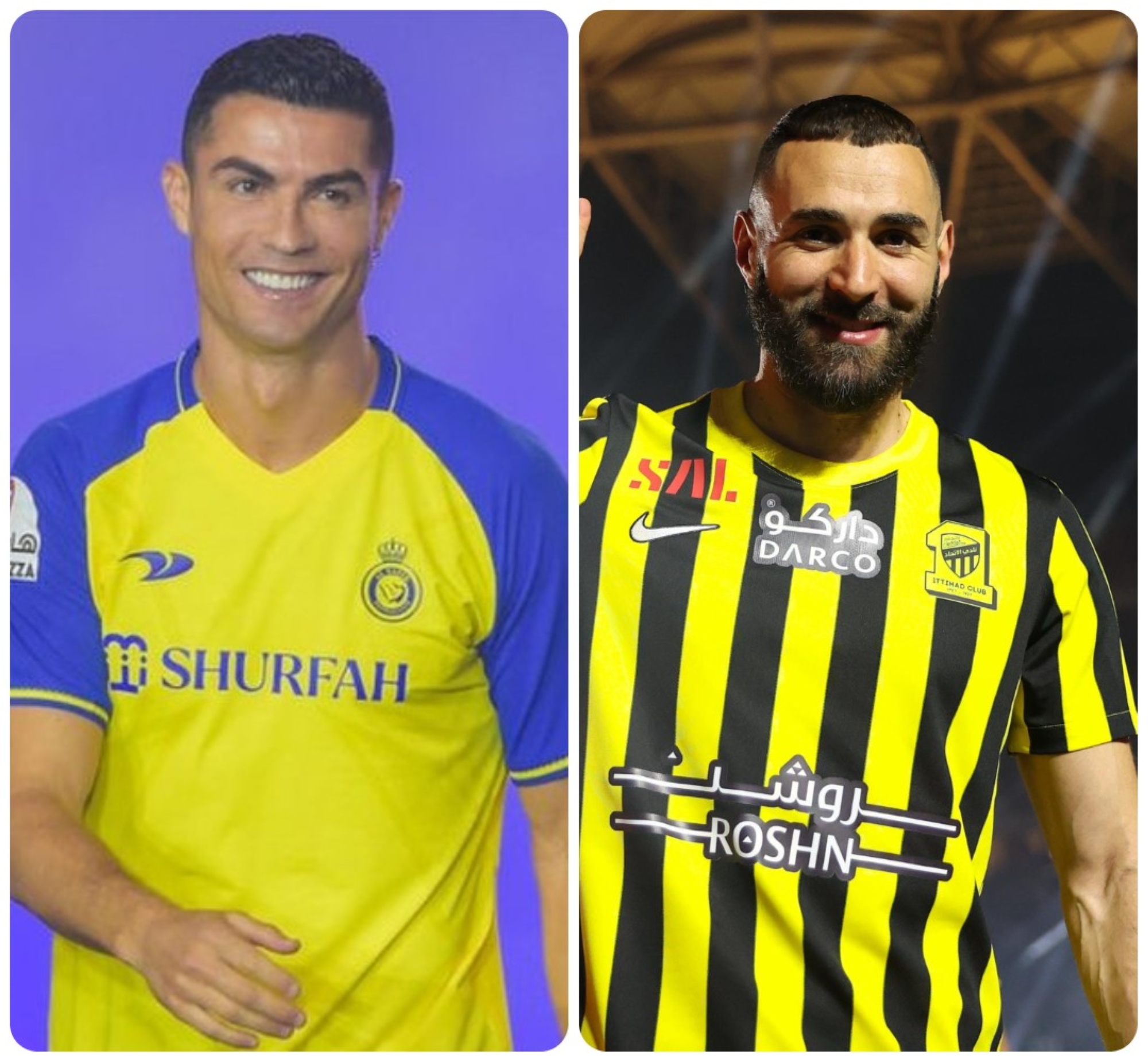 كريم بنزيما وكريستيانو رونالدو