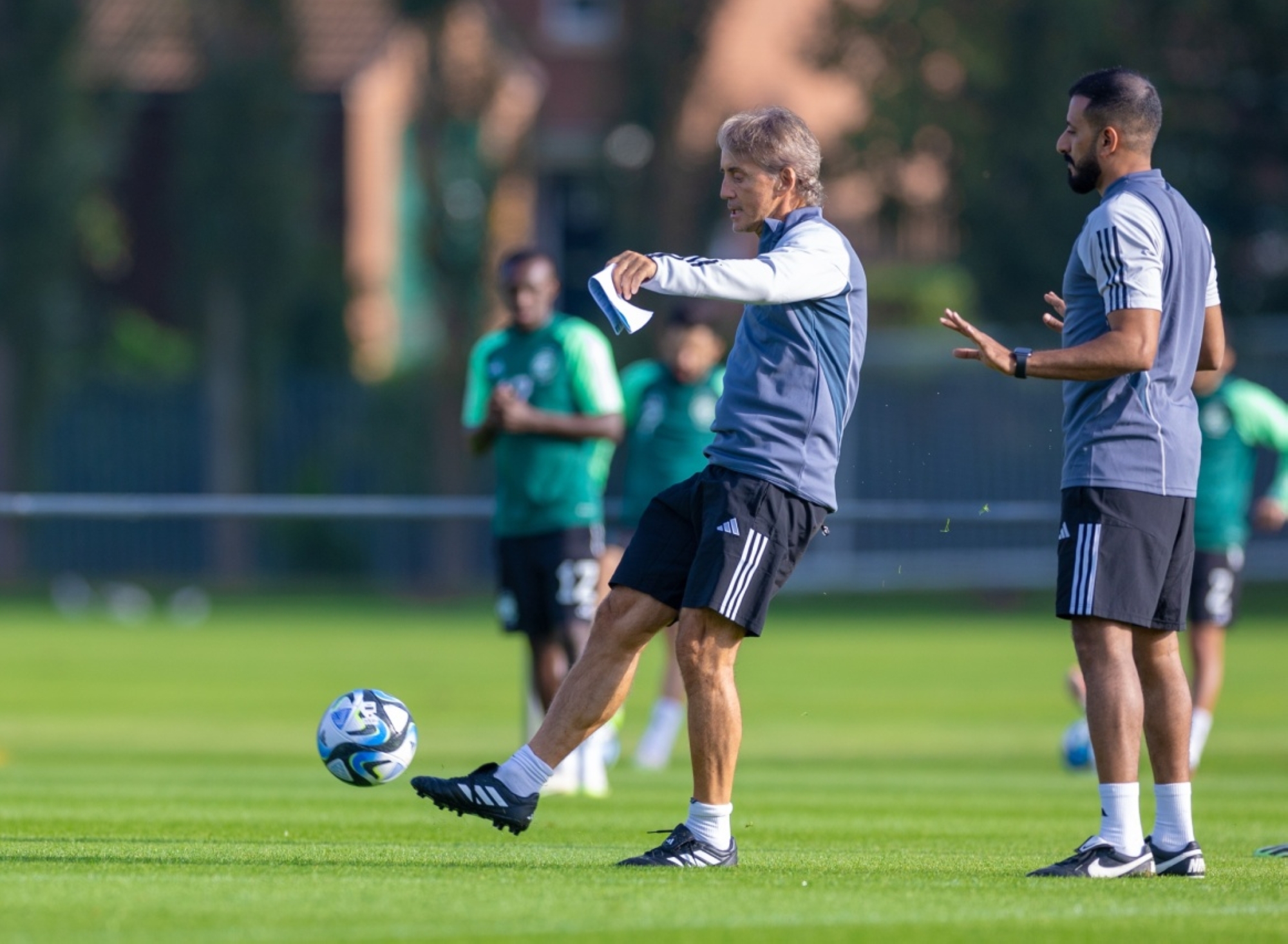 مانشيني يستعد للظهور الأول مع المنتخب السعودي في كأس آسيا