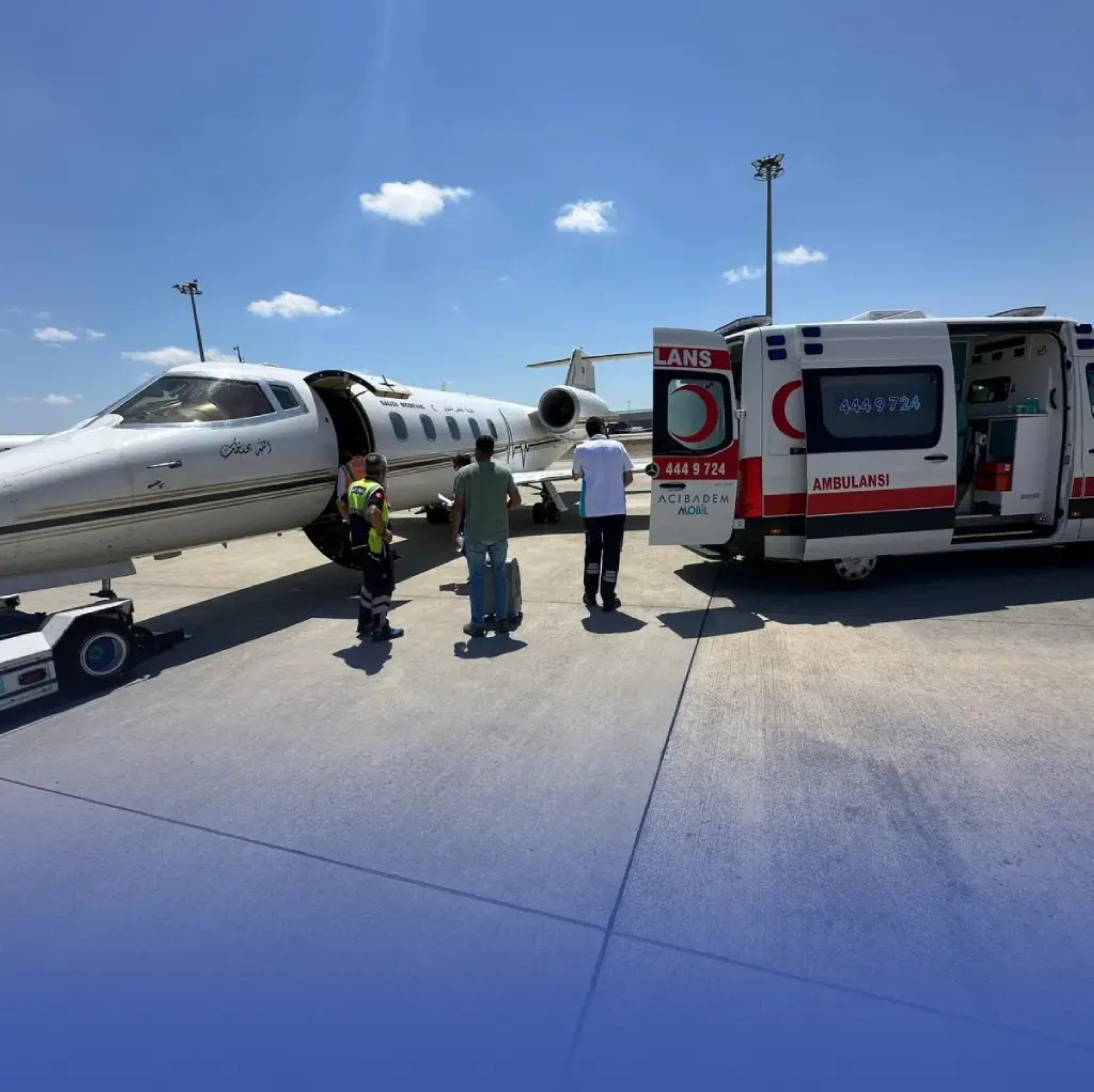 إخلاء طبي لمواطن من تركيا إلى المملكة
