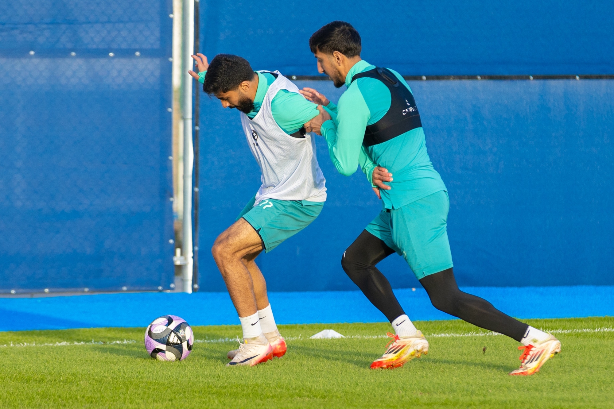 مران الفيحاء استعدادًا لمواجهة الحزم