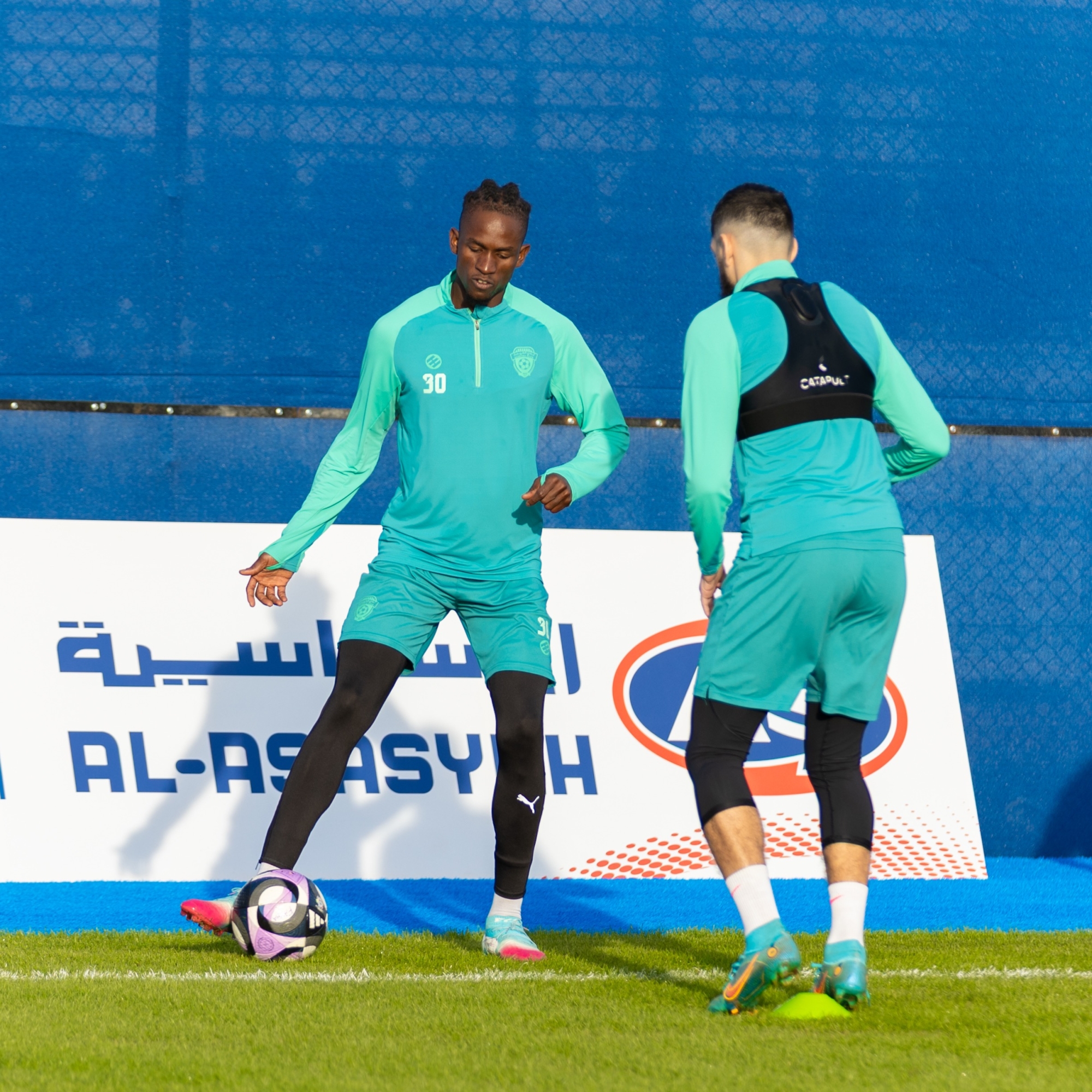 جانب من تدريبات الفيحاء 