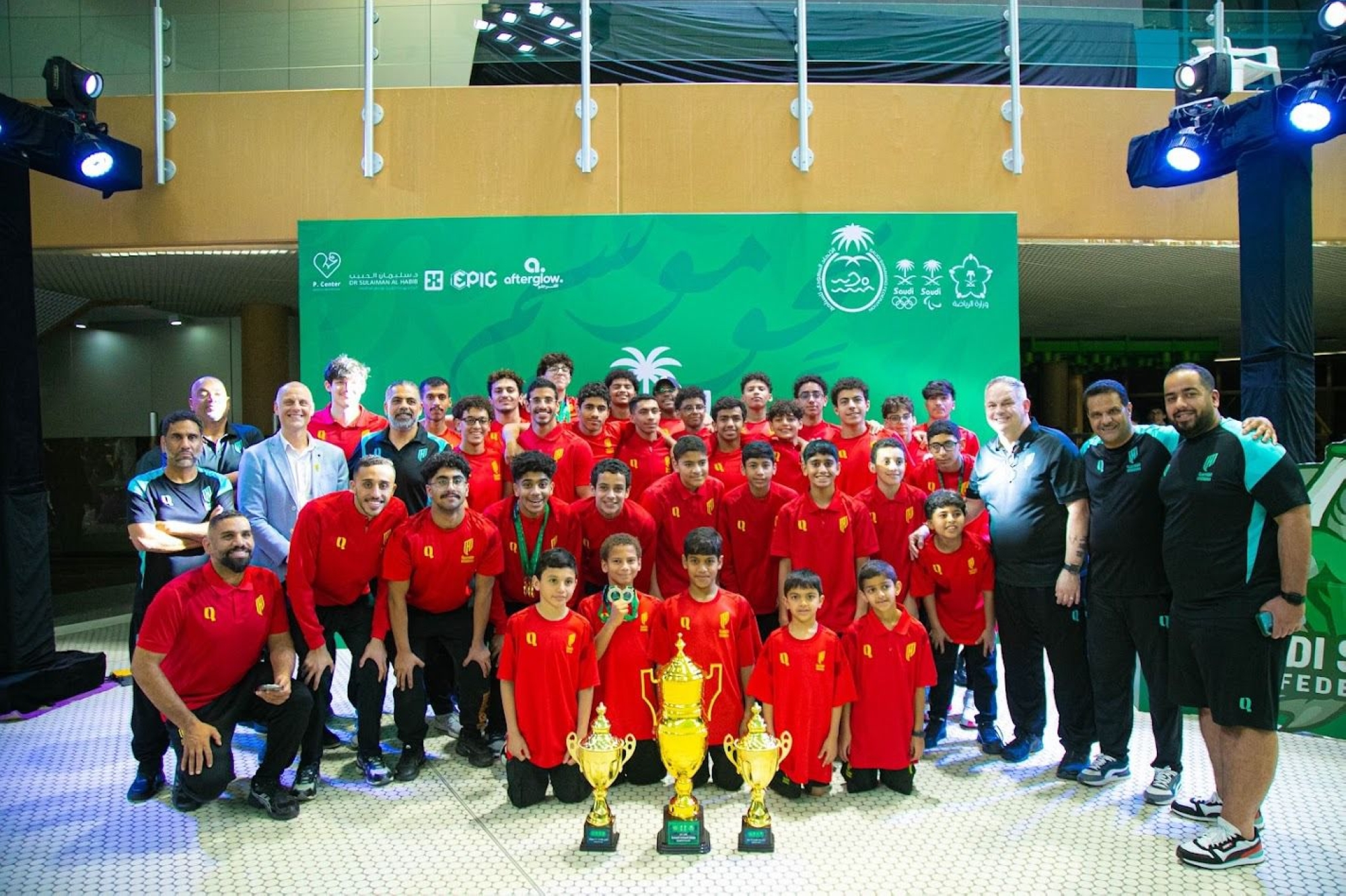  القادسية بطل المملكة للسباحة بـ36 ميدالية