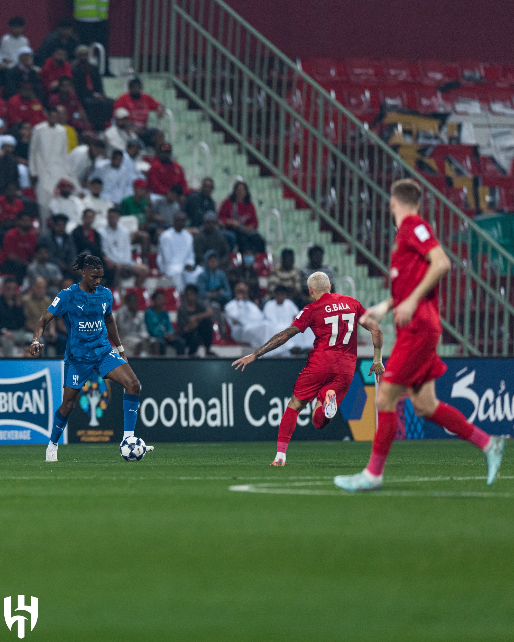 مباراة الهلال وشباب الأهلي الإماراتي في الجولة السابعة بدوري أبطال آسيا للنخبة