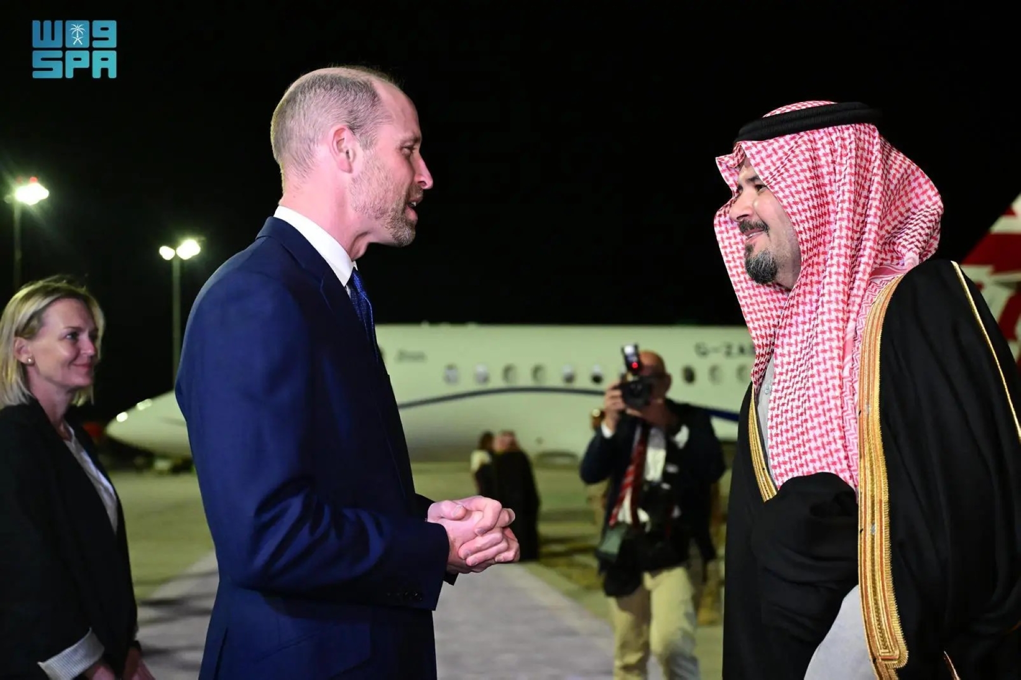 ولي عهد بريطانيا يصل إلى محافظة العُلا