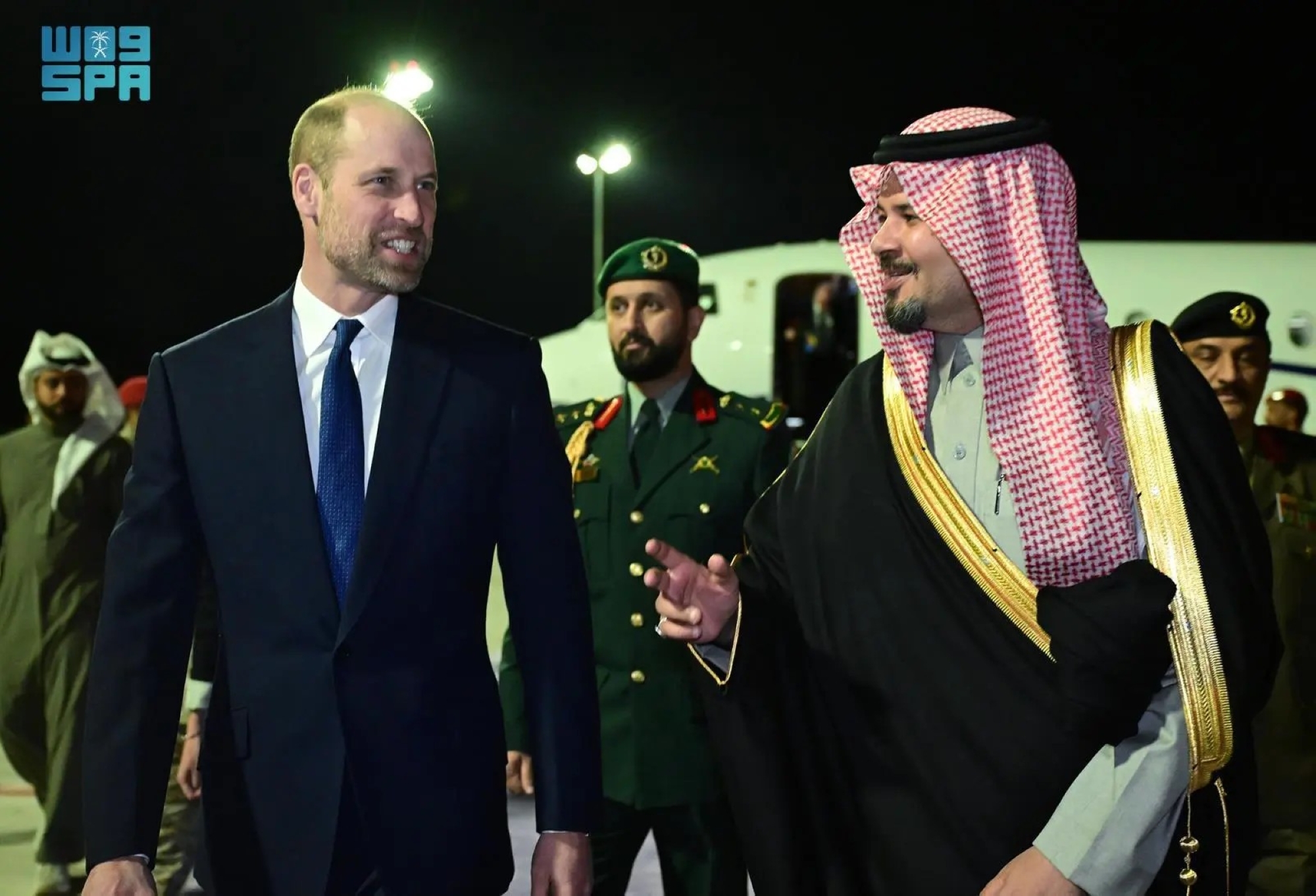 ولي عهد بريطانيا يصل إلى محافظة العُلا