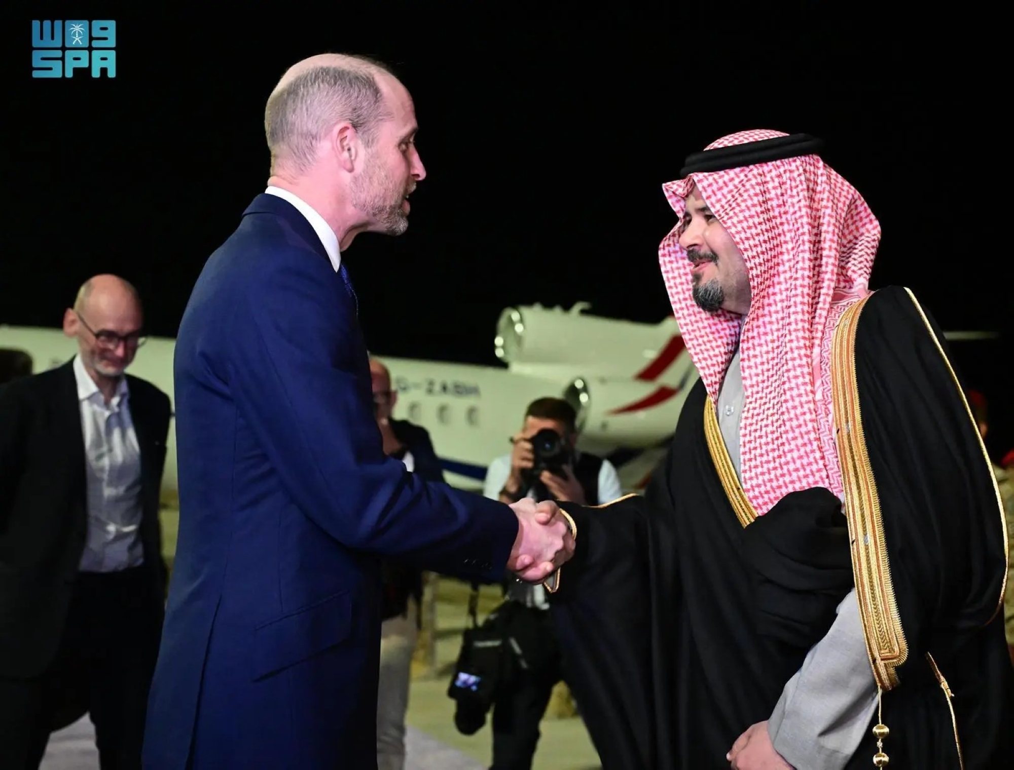 ولي عهد بريطانيا يصل إلى محافظة العُلا