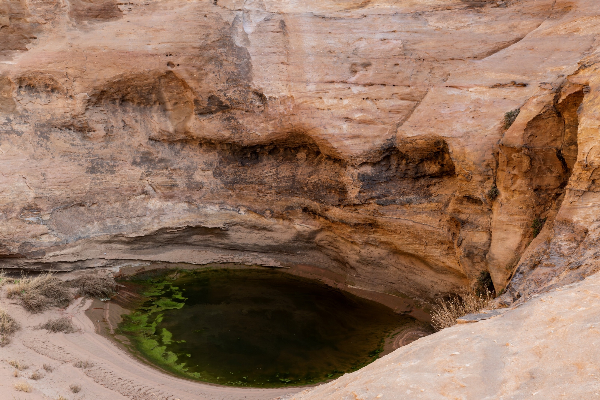 قلتات تبوك.. خزانات ماء طبيعية في قلب الجبال