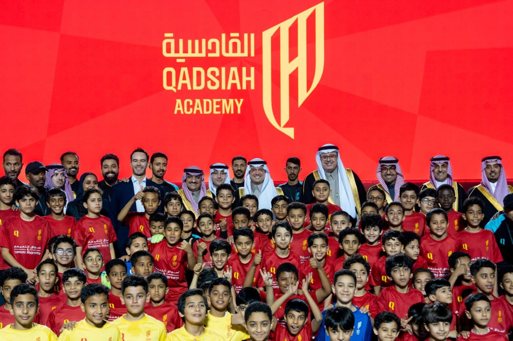 جانب من تدشين أكاديمية القادسية في الأحساء