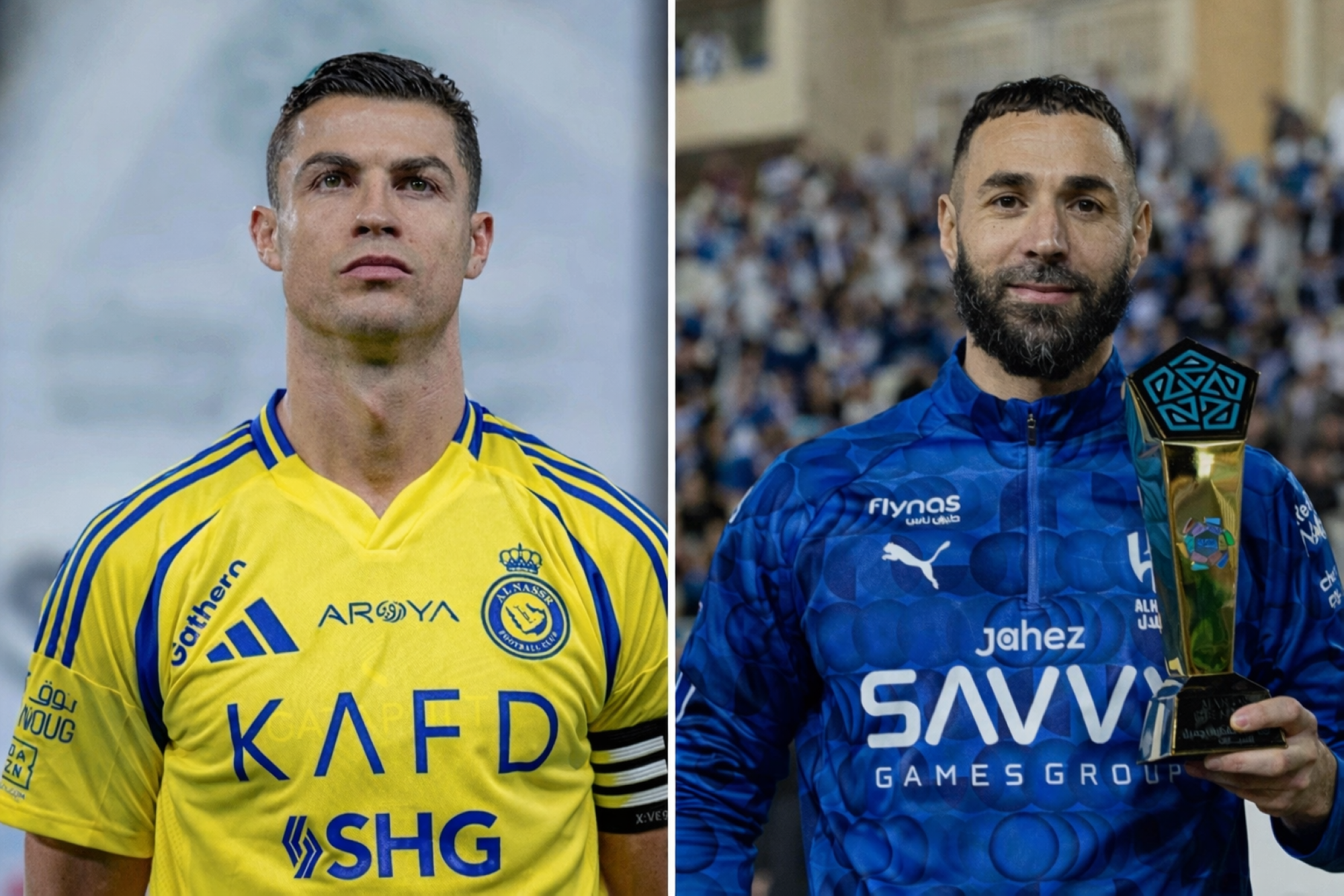 كريم بنزيما وكريستيانو رونالدو