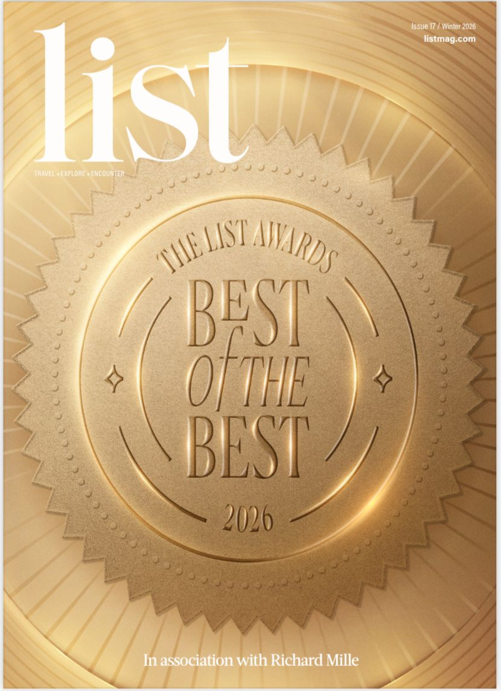 مجلة List تعلن عن إطلاق النسخة الأولى من جوائزها