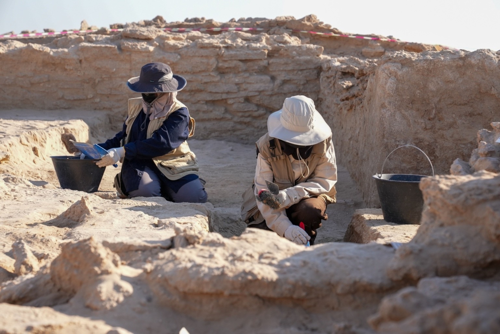اكتشافات جديدة في موقع رأس القرية بالشرقية