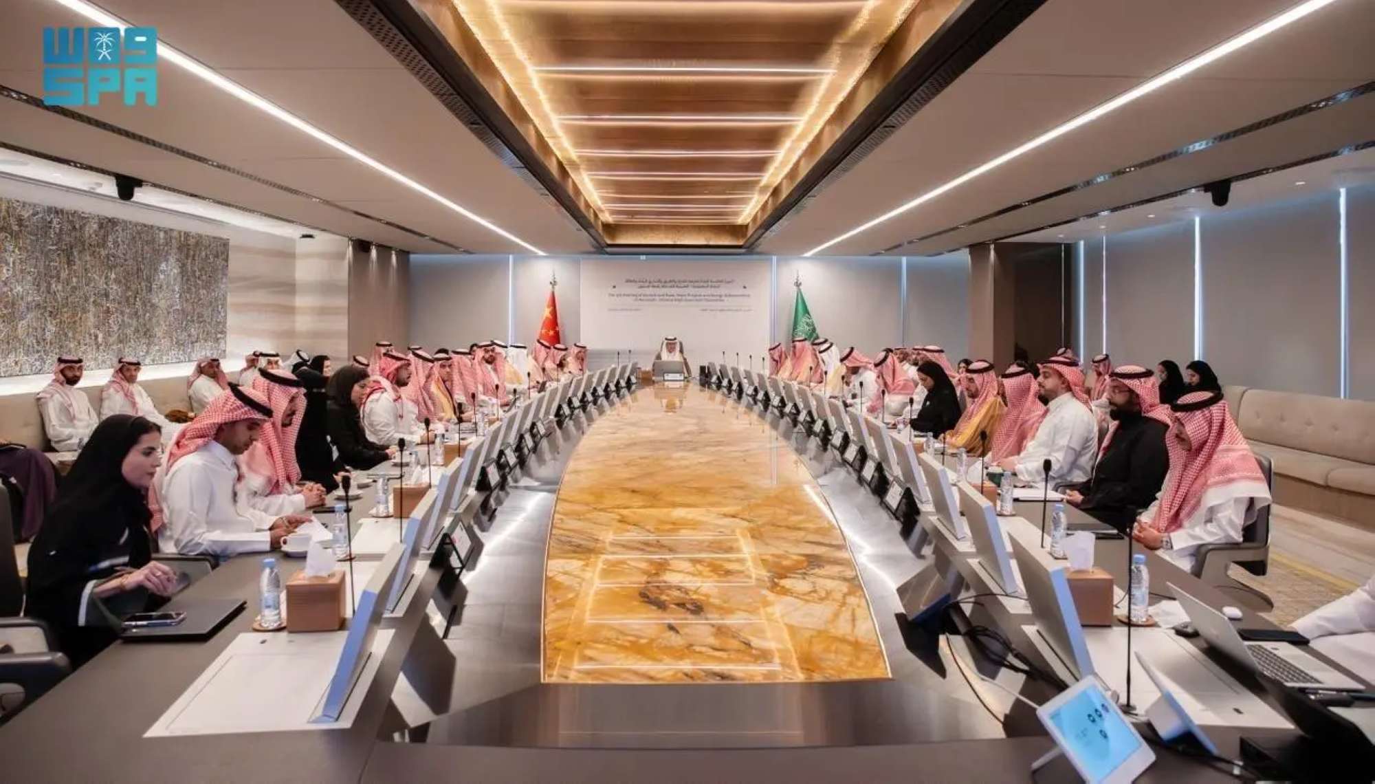 اتفق الجانبان على مواصلة تنسيق الجهود في الملفات ذات الاهتمام المشترك