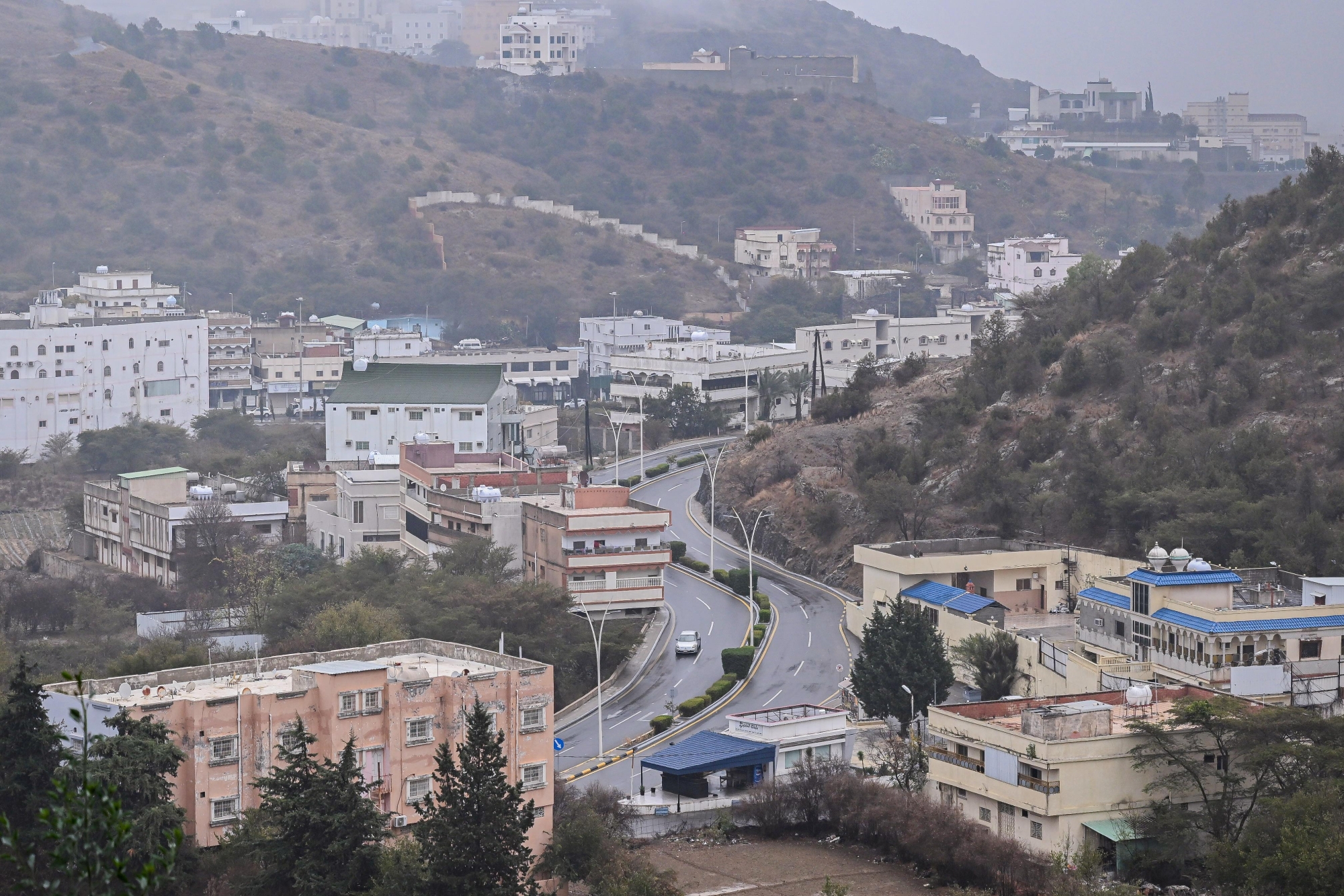 هطول أمطار خفيفة وتكون الضباب