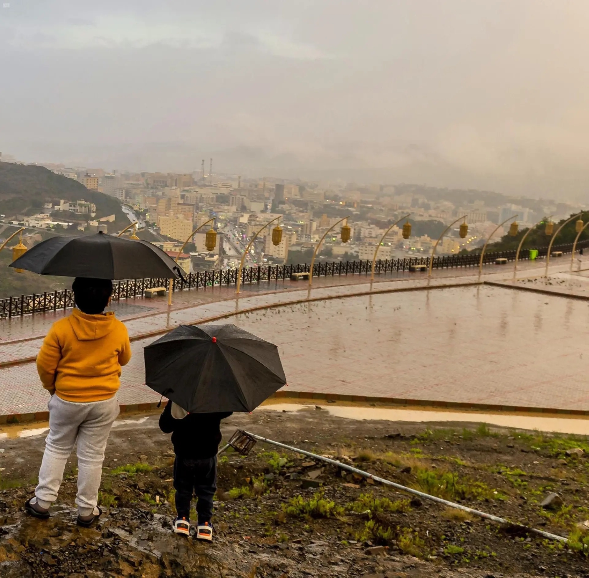 أمطار خفيفة على الأطراف الشمالية بغرة رمضان