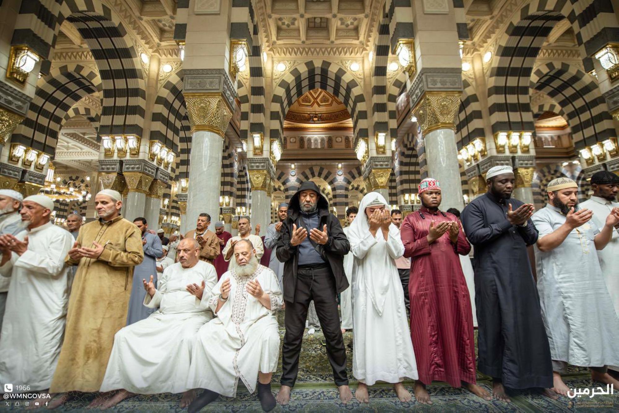 بما يحقق أعلى مستويات الانسيابية داخل المسجد النبوي