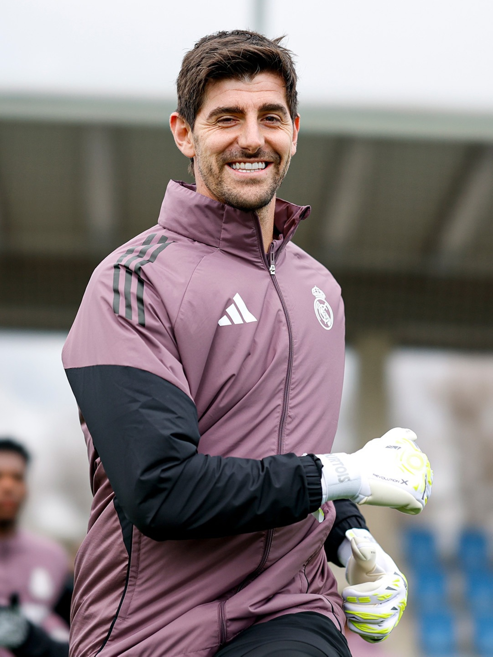 حارس ريال مدريد البلجيكي تيبو كورتوا 