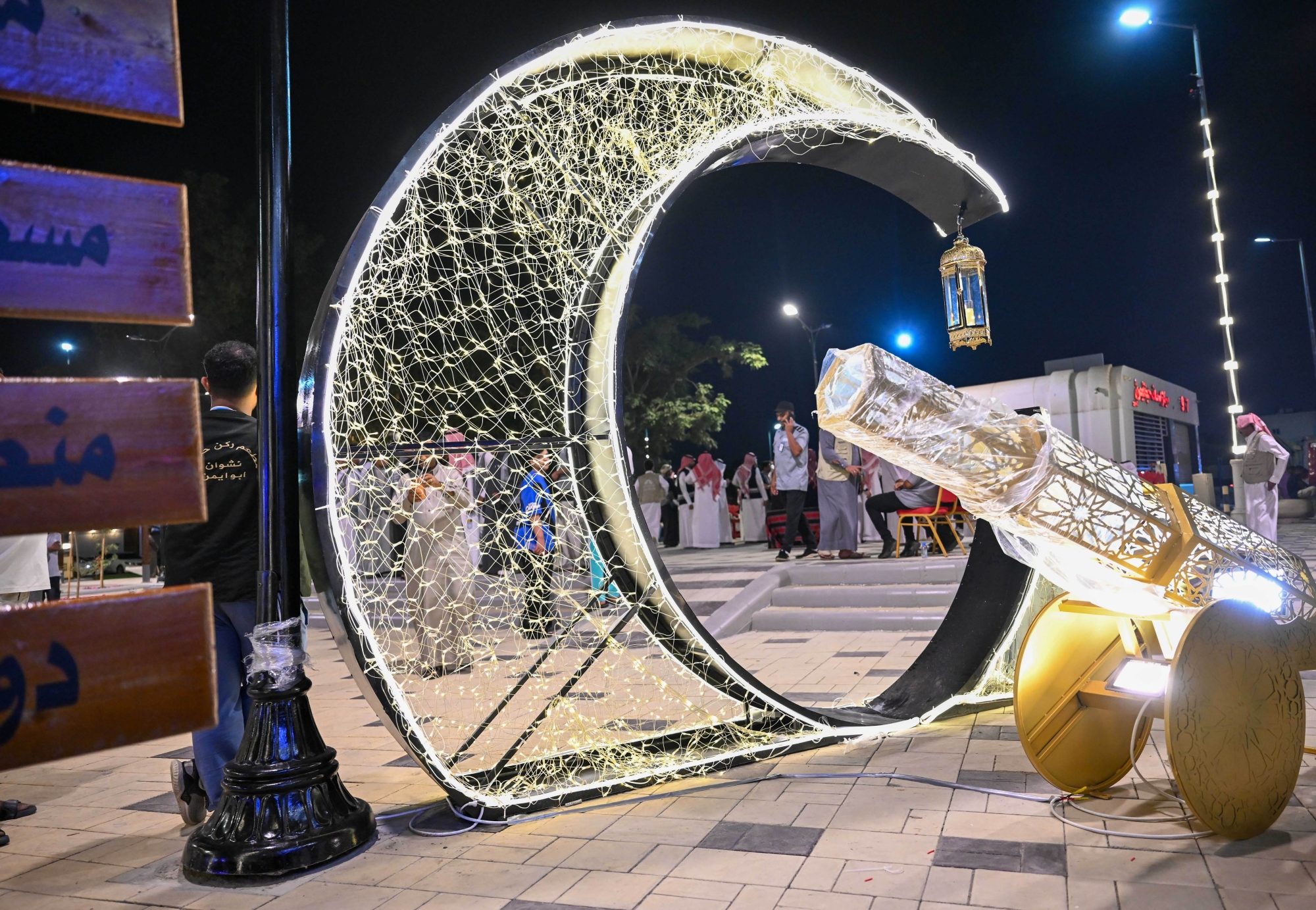 أبو عريش تتلألأ بواجهة رمضانية جديدة تنبض بالحياة