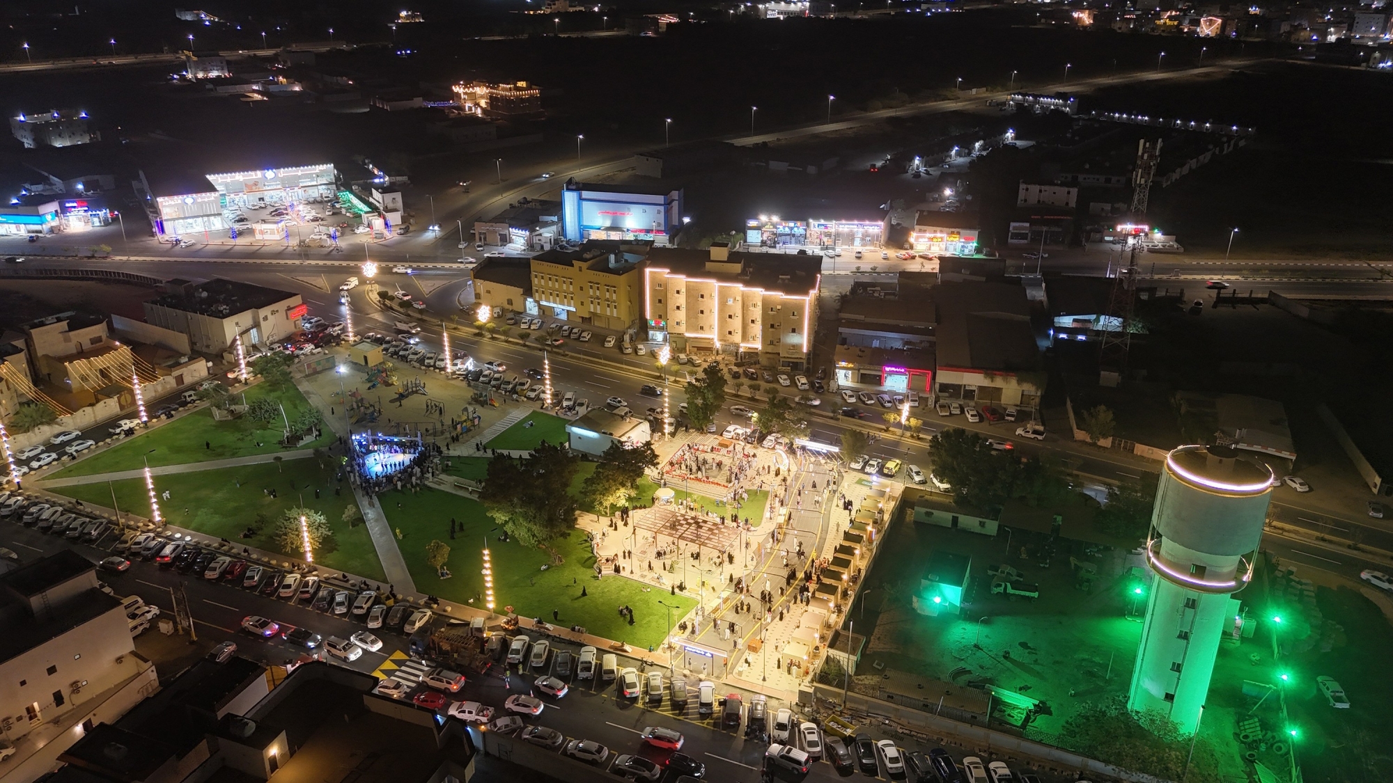 أبو عريش تتلألأ بواجهة رمضانية جديدة تنبض بالحياة