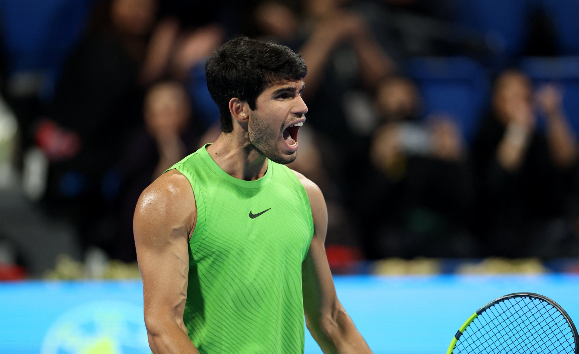 كارلوس ألكاراز يحرز لقب بطولة قطر المفتوحة